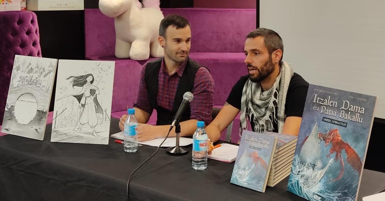 Fantasiazko nobela bat iritsi da Lekuonara