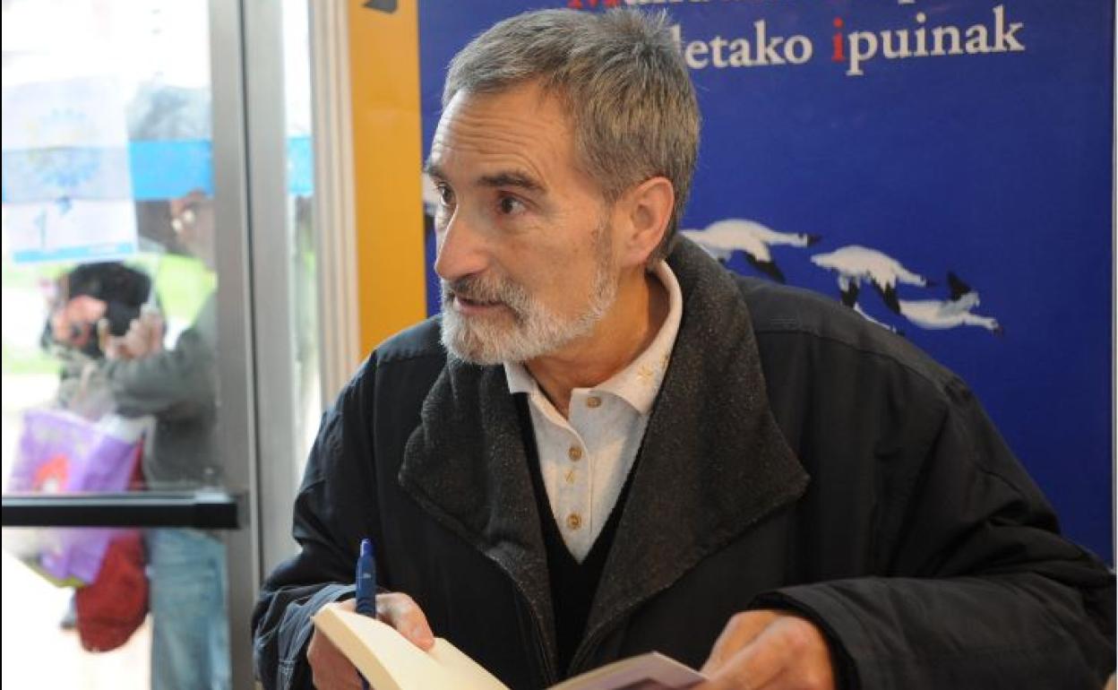 Xabier Lete, 2008ko Azokan.