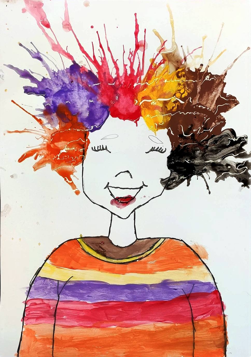 Eraingo ikasleek artearekin gozatzen dute