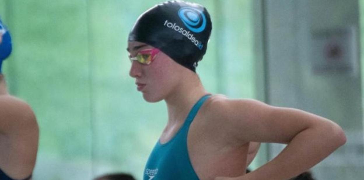 Nahia Garrido se dispone a disputar una prueba. 