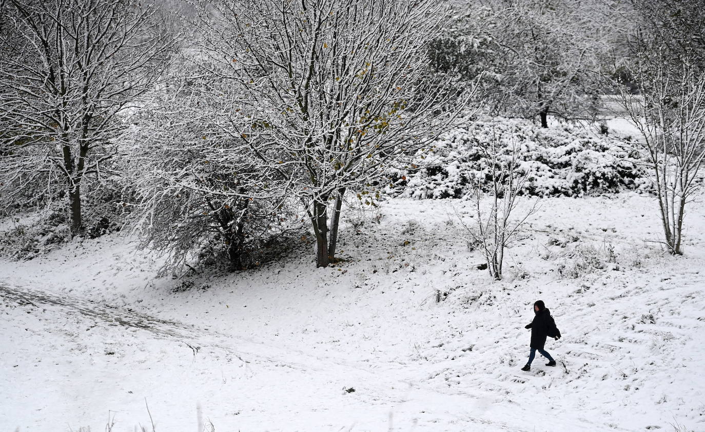 Fotos: Espectacular nevada en Londres