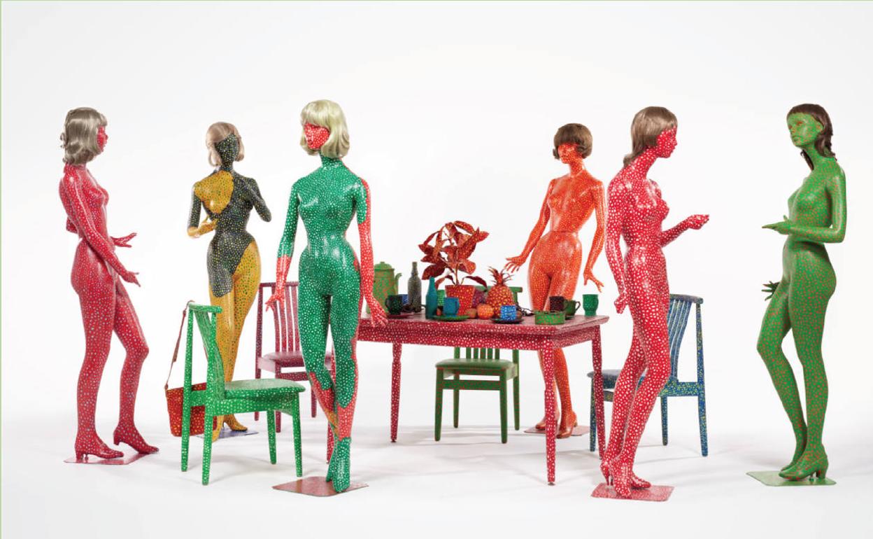 'Self obliteratio', instalación de la artista japonesa Yagoi Kusama.