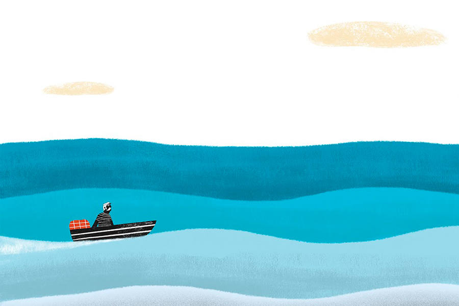 Illarramendiren lanetako bat. 