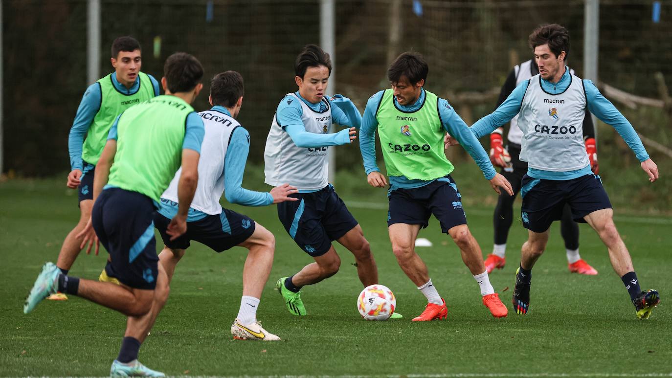 Fotos: Las mejores imágenes del entrenamiento de la Real Sociedad