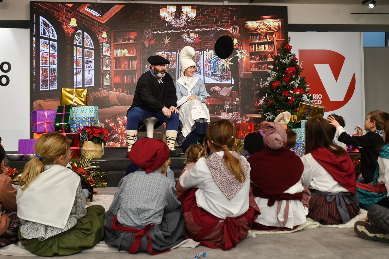 Fotos: Olentzero eta Mari Domingi, El Diario Vasco-n