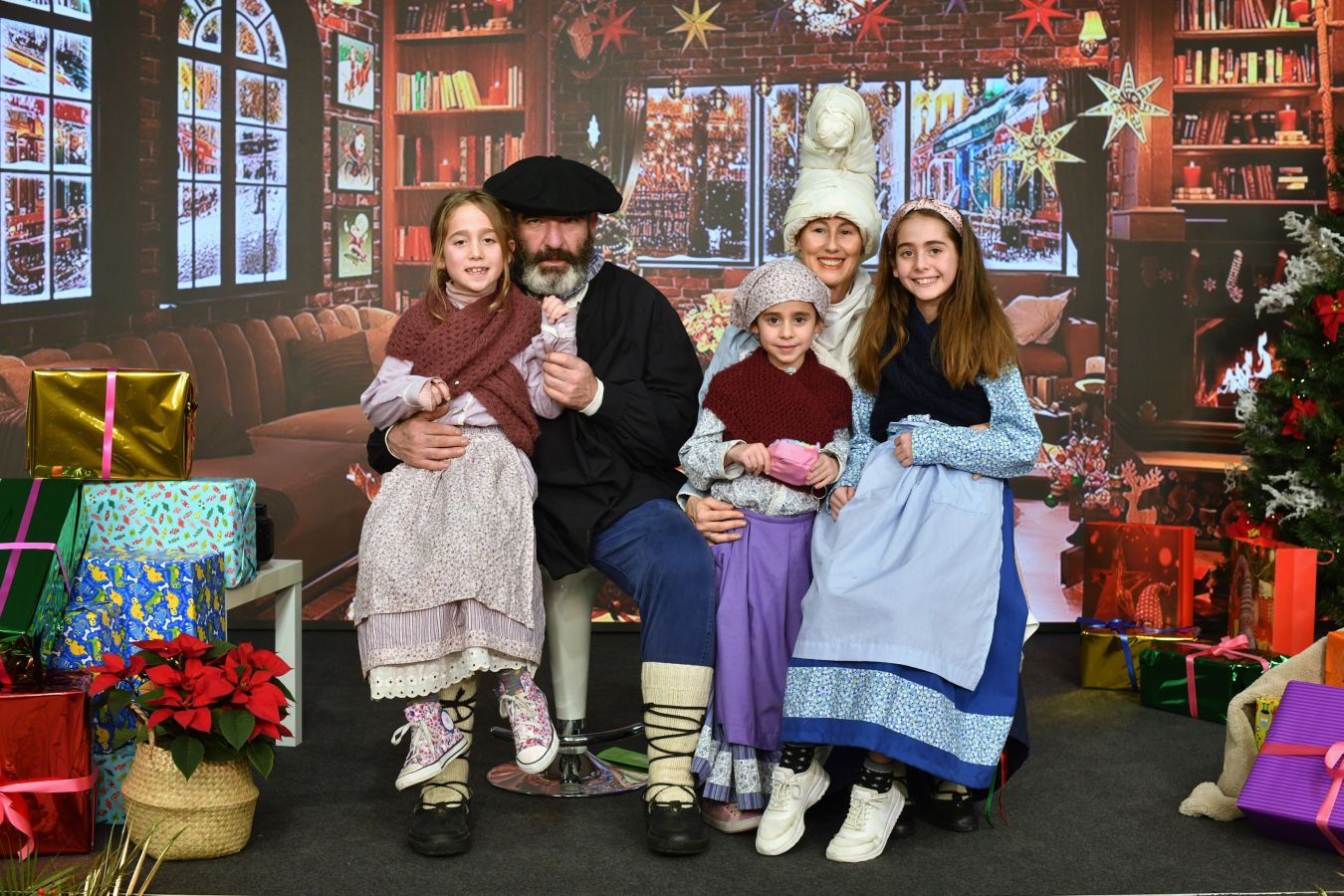 Fotos: Olentzero eta Mari Domingi, El Diario Vasco-n