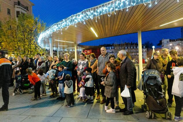 Fotos: Irun deja sus cartas a Olentzero