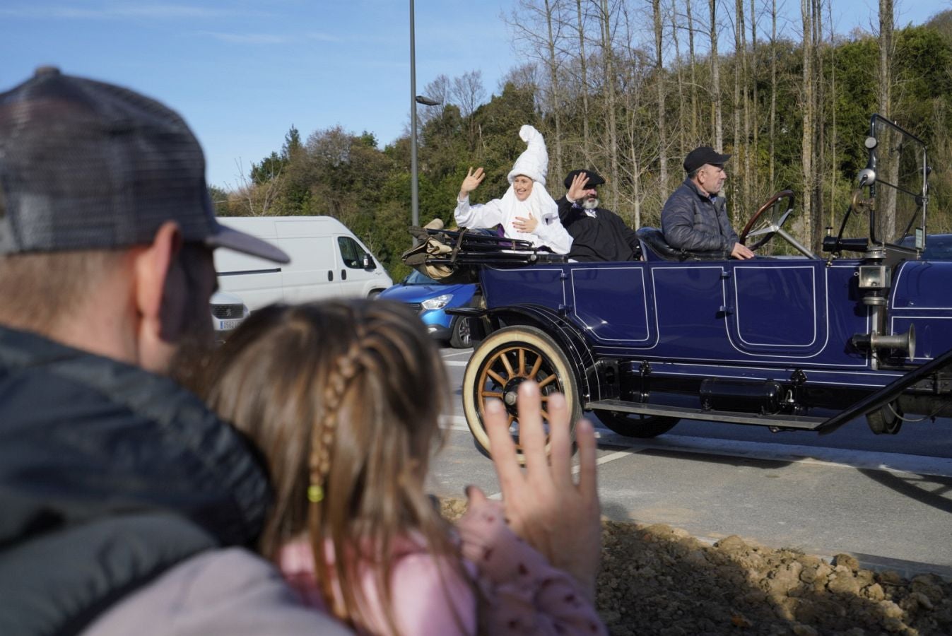 Fotos: Olentzero y Mari Domingui reparten ilusión en Donostia
