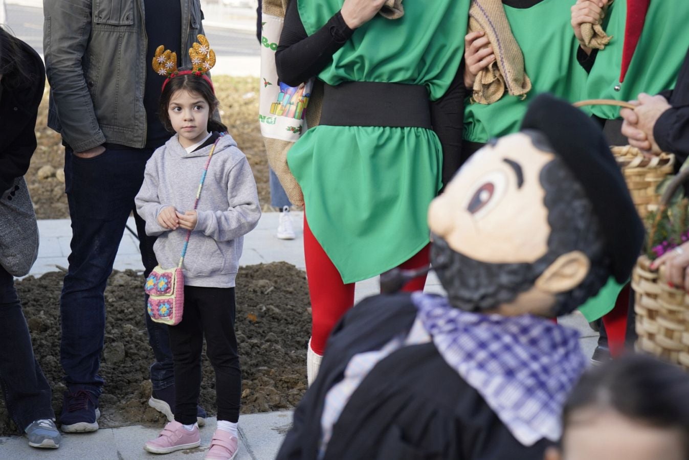 Fotos: Olentzero y Mari Domingui reparten ilusión en Donostia