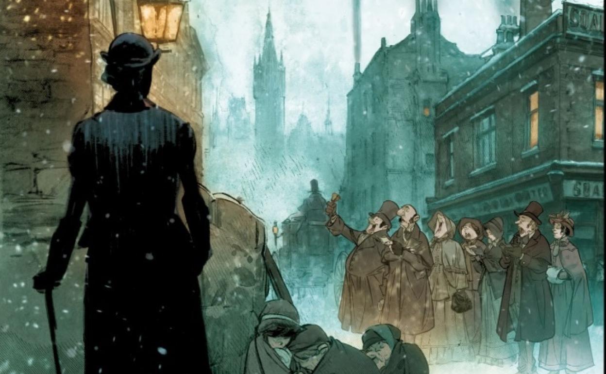 Astiberrik argataratu duen albumaren orri bat, Jose Luis Munueraren marrazki bilainak erakusten dituena.