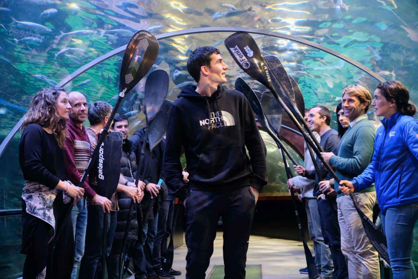 Despedida en familia a Ander Elosegi