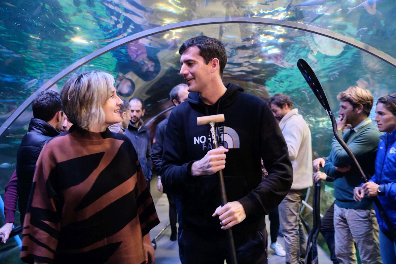 Despedida en familia a Ander Elosegi