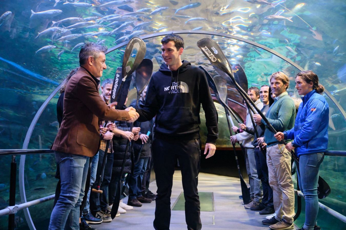 Despedida en familia a Ander Elosegi