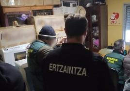 Momento de la detención.