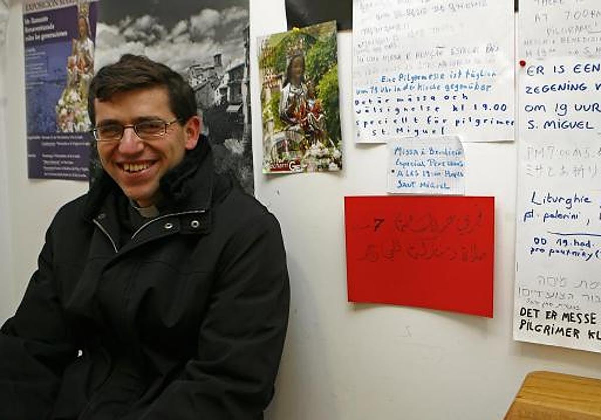 David Galarza, párroco de Lesaka.