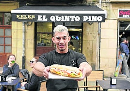 Más adentro en Lo Viejo quizás no, pero en El Quinto Pino, los bocadillos son eso, bocadillos