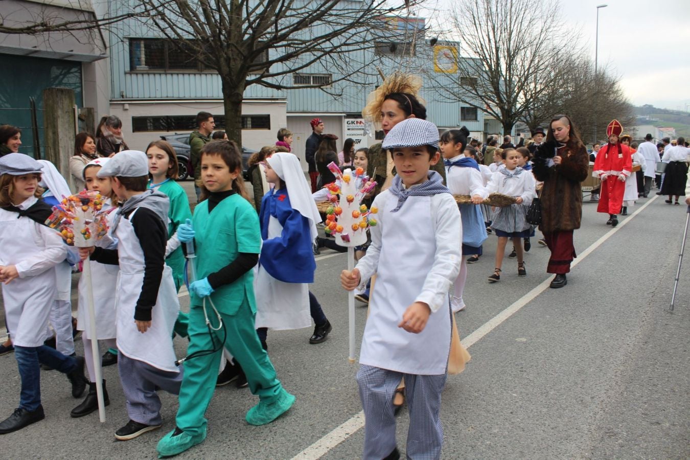 Desfile de Inude eta Artzainak en Astigarraga