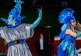 La comparsa Intxaur Txiki, con su temática de 'Hércules', ganó el premio al mejor vestuario.