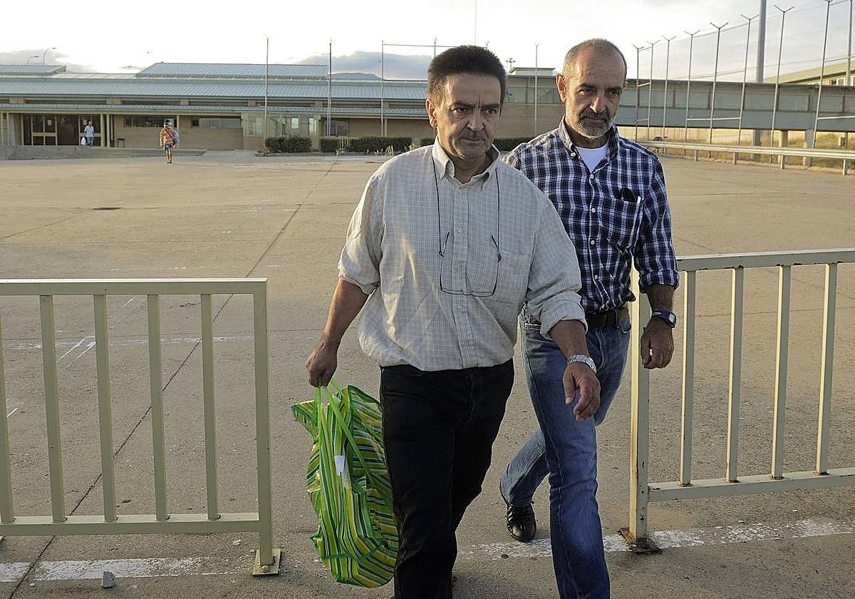 'Iñaki de Rentería', en 2011, a su salida de la cárcel de Soto del Real.