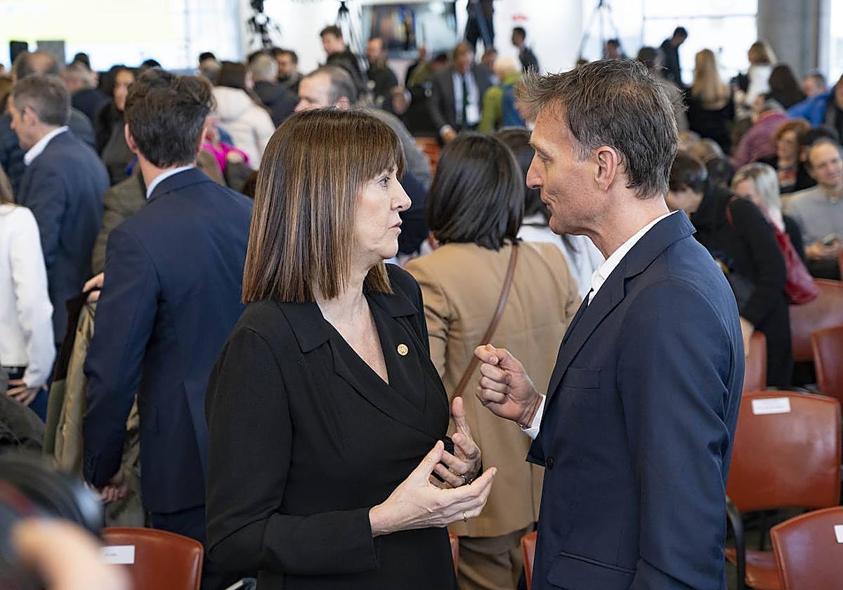 La vicelehendakari Idoia Mendia, en un evento reciente.