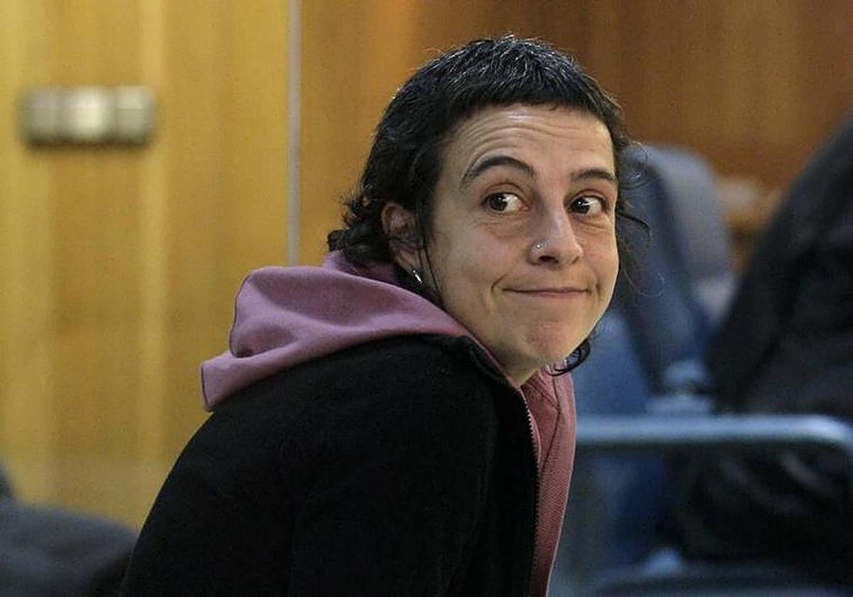 Ainhoa Barbarin, durante un juicio en la Audiencia Nacional en 2007.
