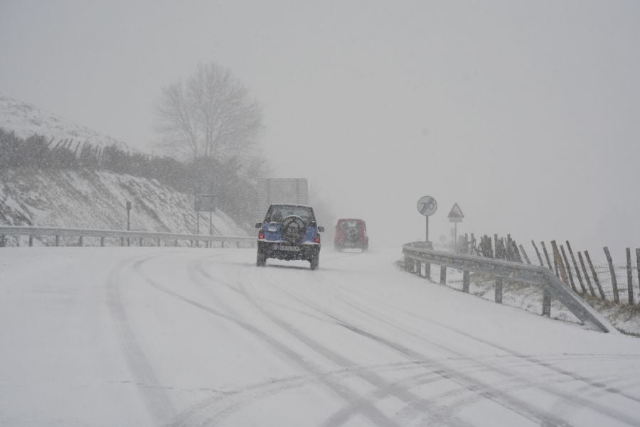 Nieve en Gipuzkoa: El manto blanco se extiende por el territorio