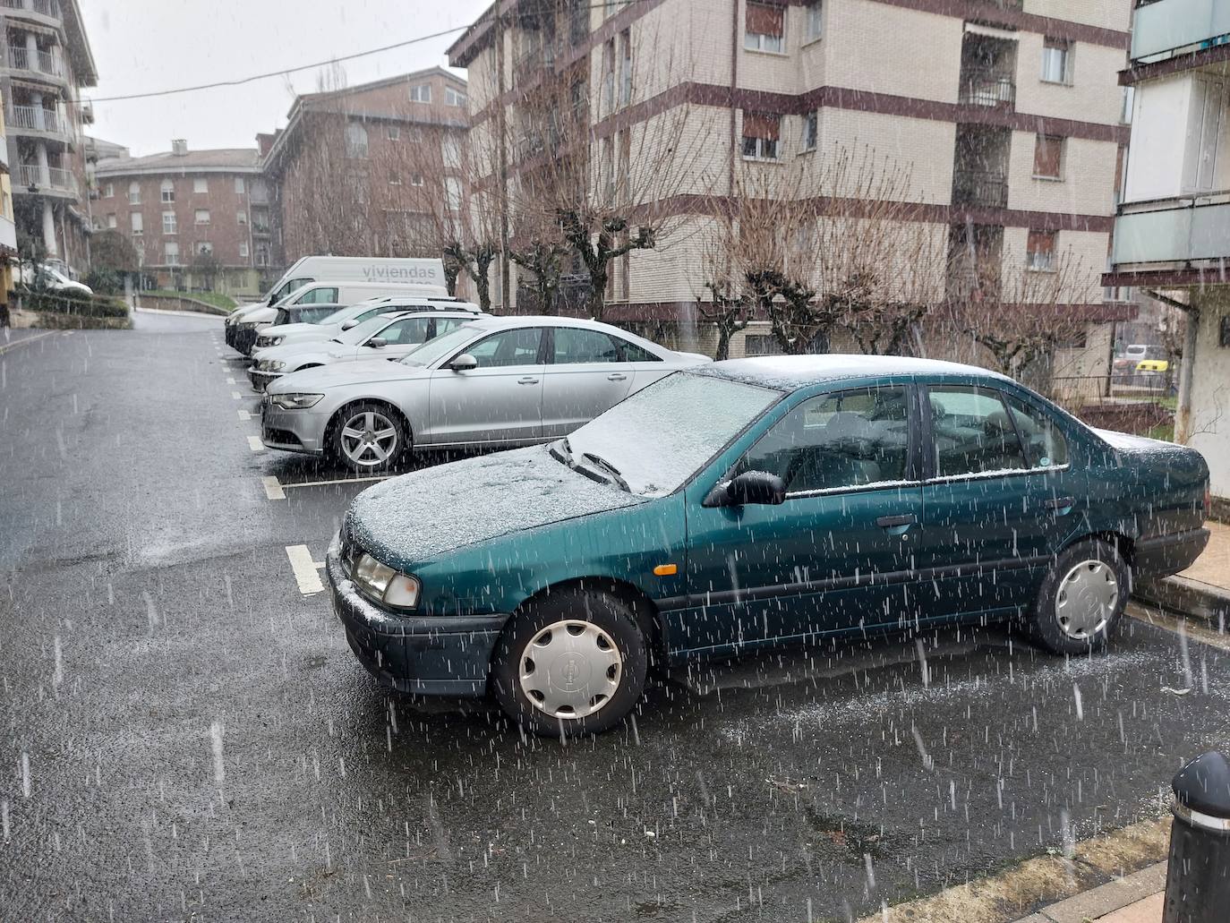 Nieve en Gipuzkoa: El manto blanco se extiende por el territorio