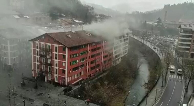 Incendio en una vivienda en Beasain