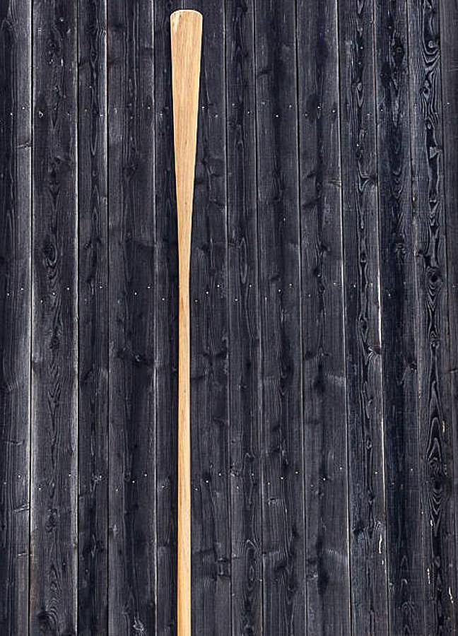 Remo realizado al estilo tradicional.