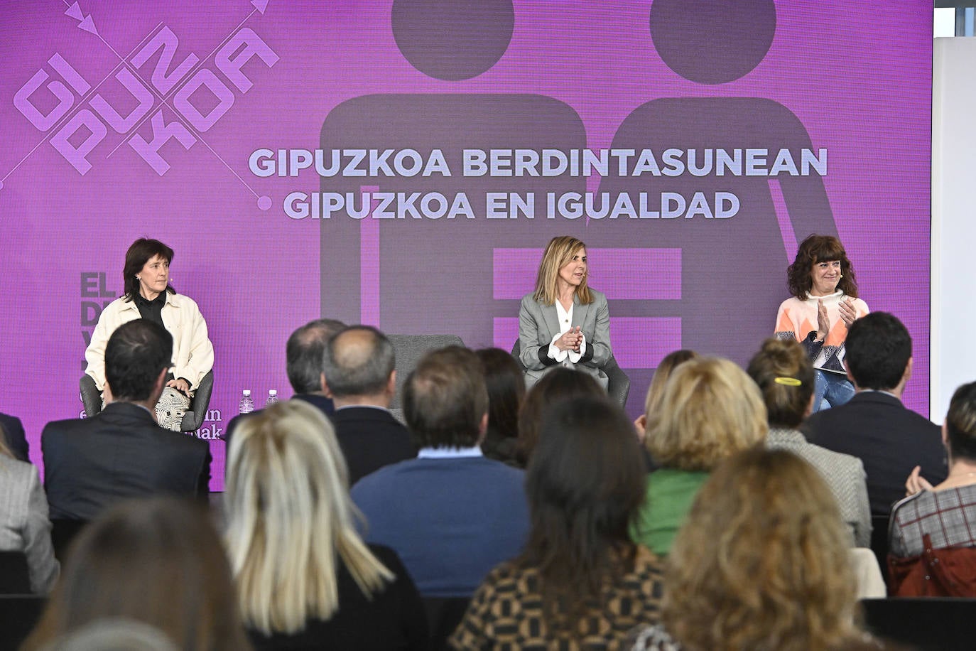 Muguruza, Bautista y Landa, las tres invitadas al Foro Gipuzkoa en Igualdad