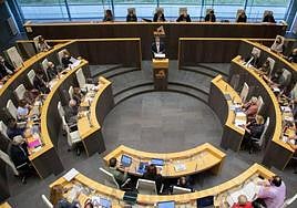 Una sesión de las Juntas Generales de Gipuzkoa.