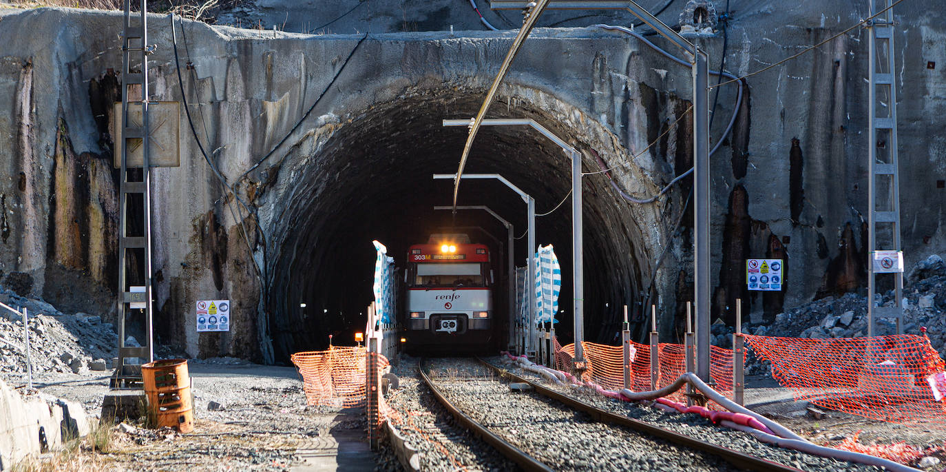 Así van las obras del TAV en Gaintxurizketa