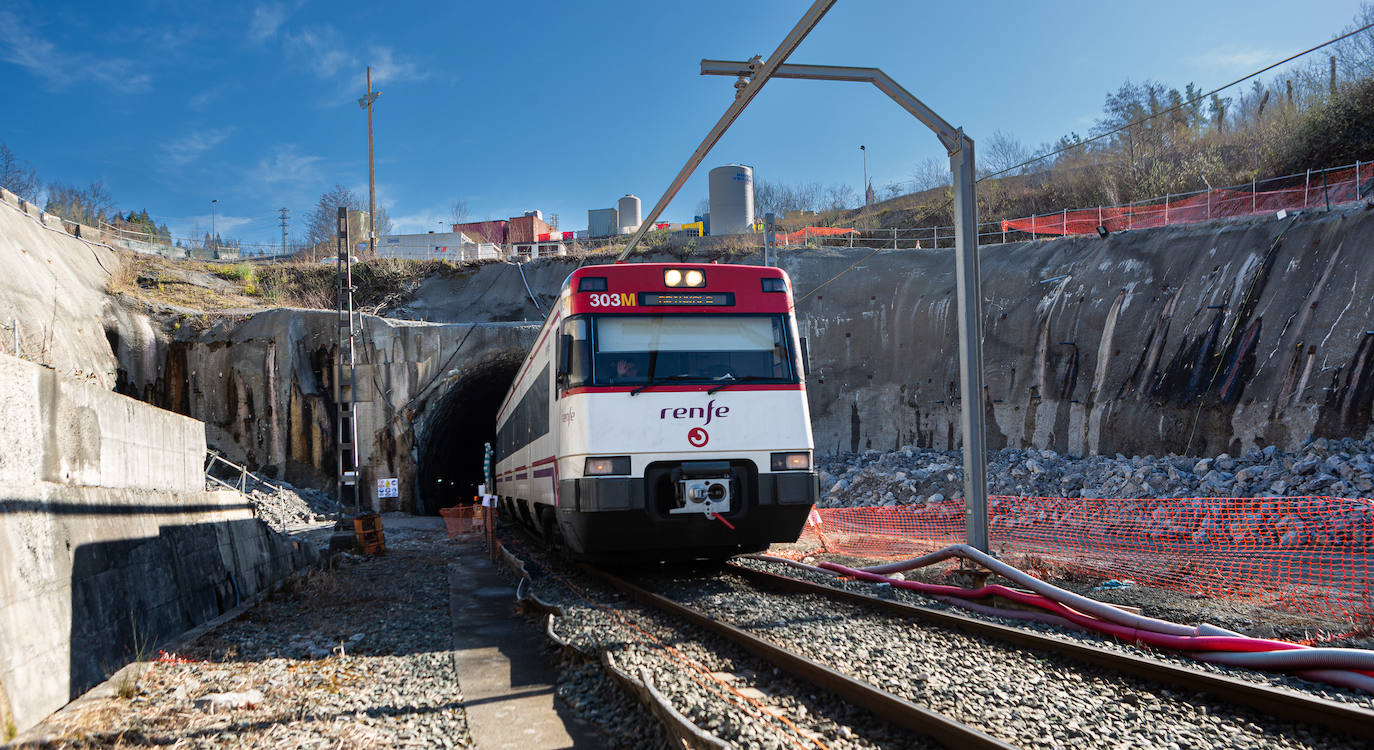 Así van las obras del TAV en Gaintxurizketa