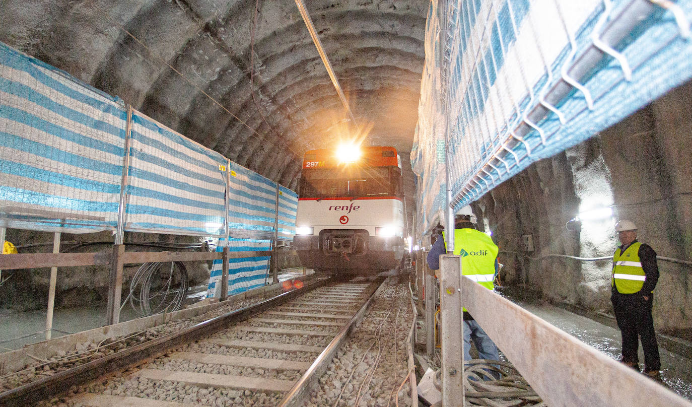 Así van las obras del TAV en Gaintxurizketa