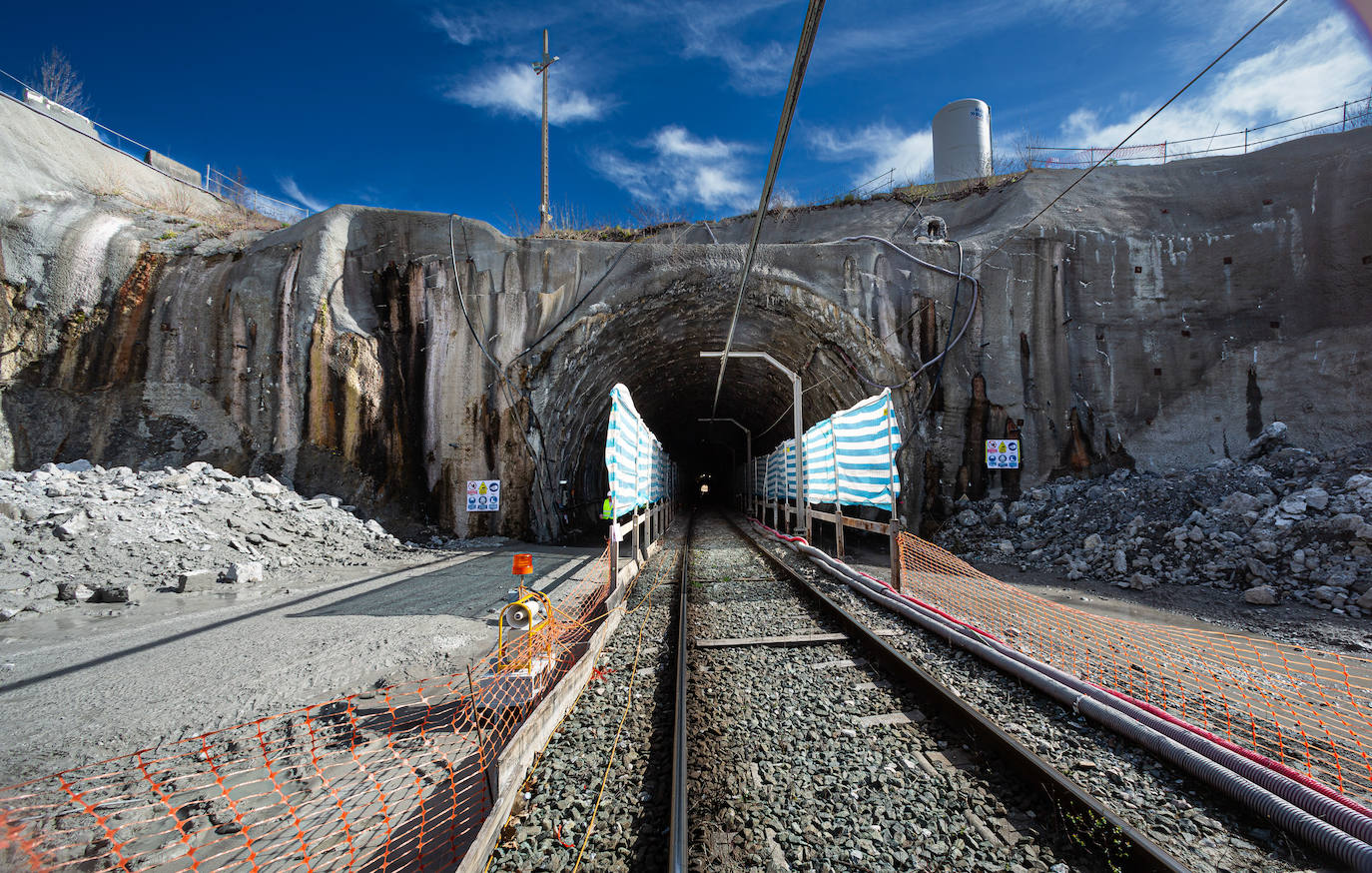 Así van las obras del TAV en Gaintxurizketa