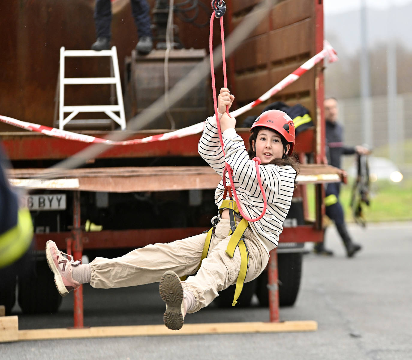 Las mejores imágenes de la jornada de puertas abiertas en el parque de bomberos