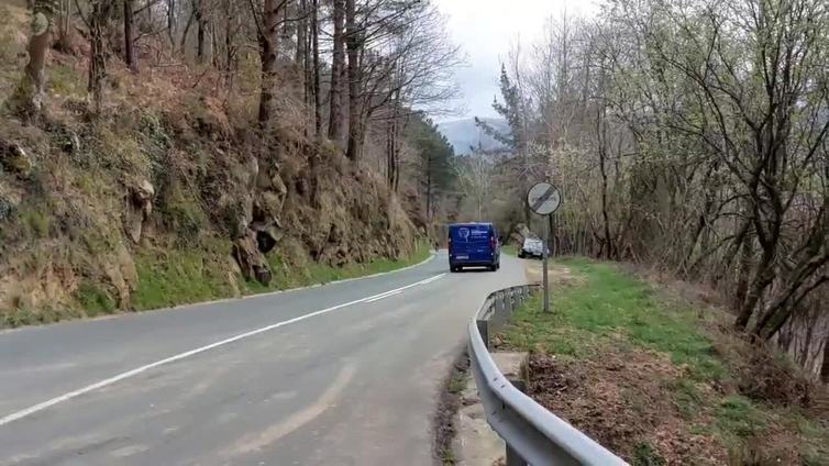 Lugar de la caída de una mujer fallecida en Jaizkibel