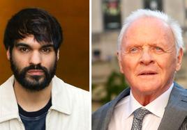 Eneko Sagardoy y Anthony Hopkins, protagonistas de 'Those About to Die'.