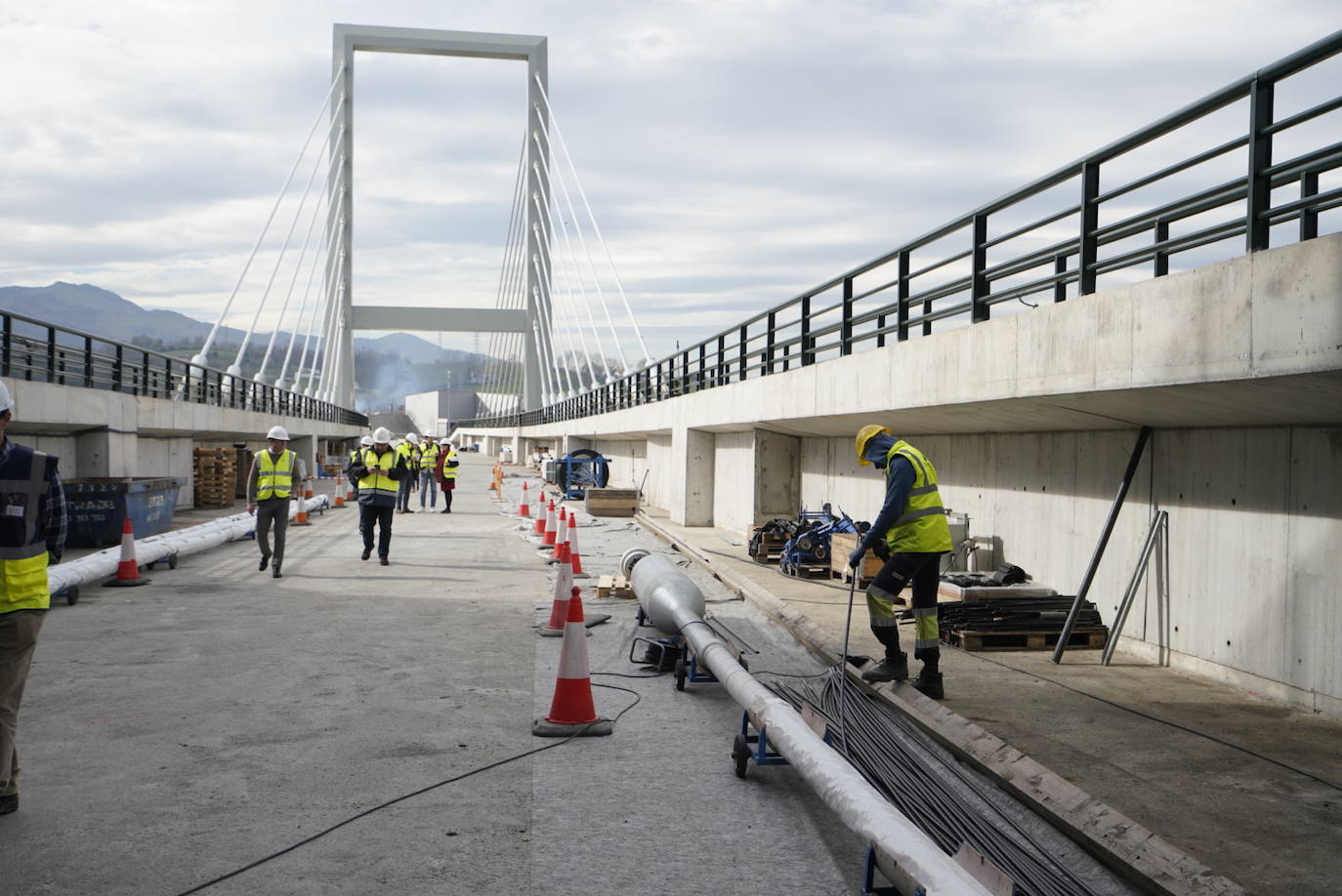Transportes concluirá en un año el tramo de la Y vasca entre Hernani y Astigarraga