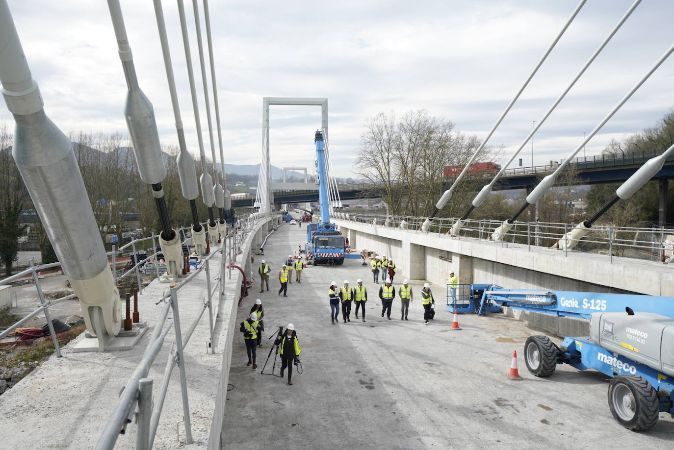 Transportes concluirá en un año el tramo de la Y vasca entre Hernani y Astigarraga