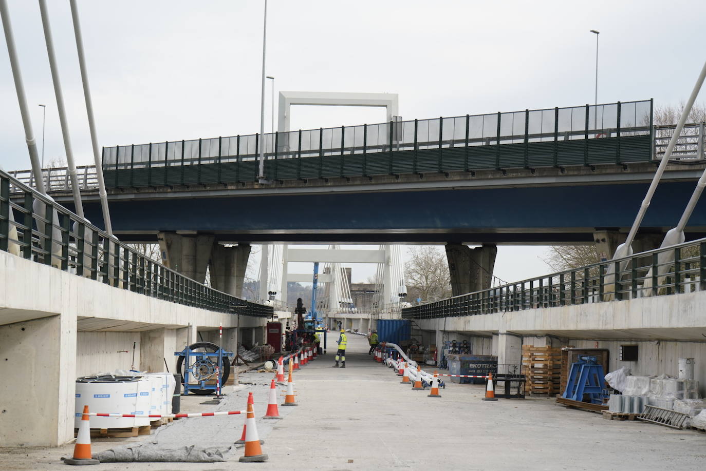 Transportes concluirá en un año el tramo de la Y vasca entre Hernani y Astigarraga