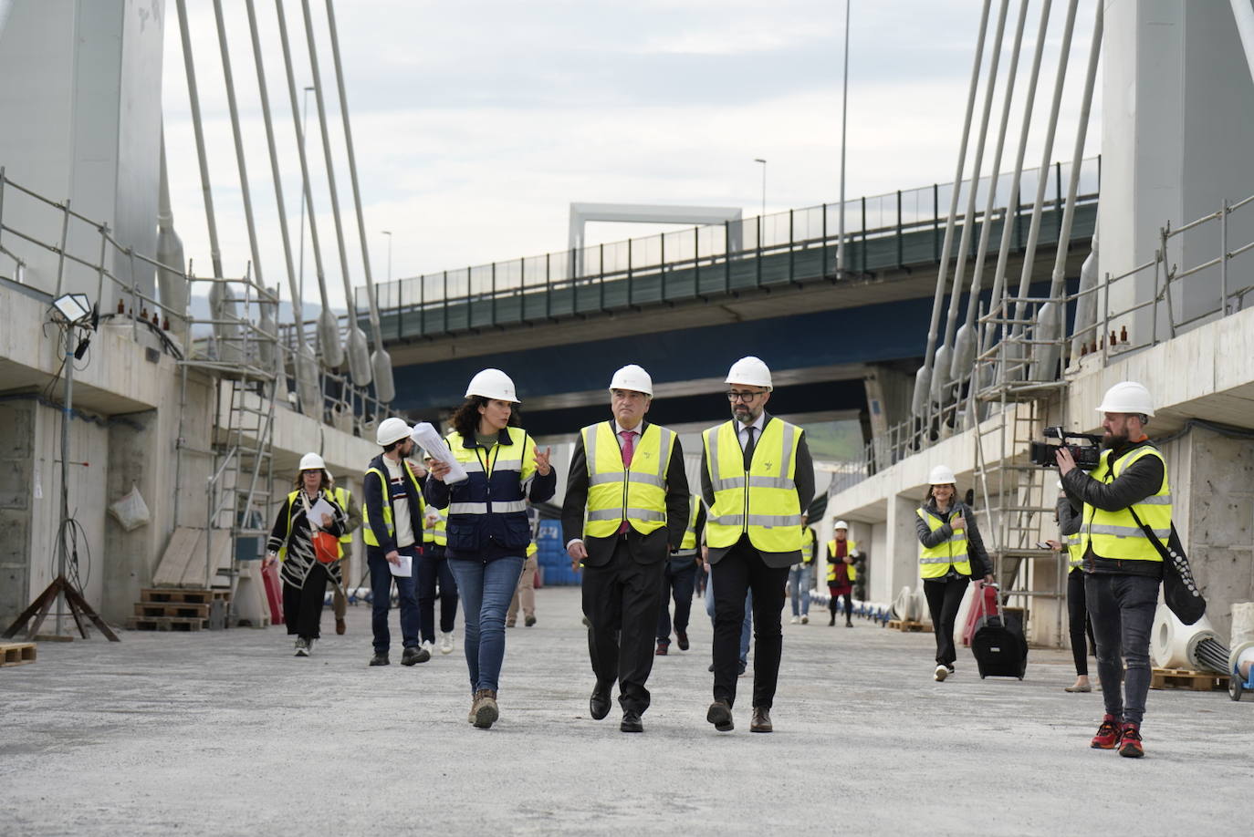 Transportes concluirá en un año el tramo de la Y vasca entre Hernani y Astigarraga