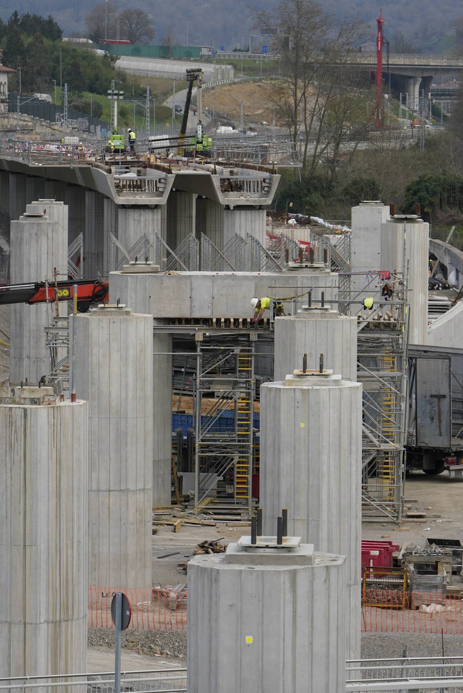 Transportes concluirá en un año el tramo de la Y vasca entre Hernani y Astigarraga