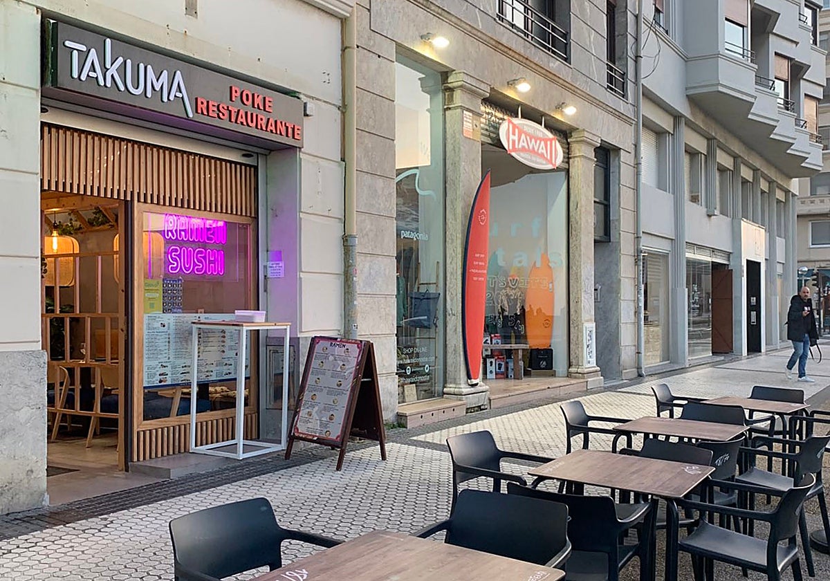 Cocina tradicional japonesa junto a la playa de Zurriola en San Sebastián