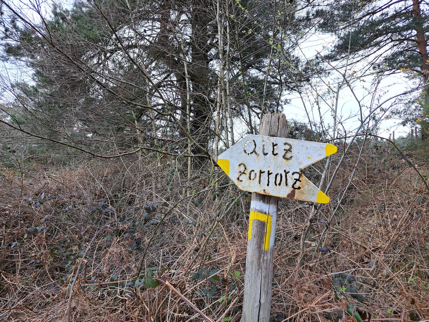 Aitzorrotz, una mole sobre el Alto Deba