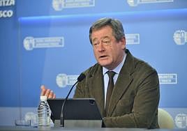 El portavoz del Gobierno Vasco, Bingen Zupiria.