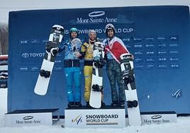 Eguibar, Noerl y Grondin completan el podio de la Copa del Mundo.