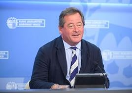 Bingen Zupiria, portavoz del Gobierno Vasco.