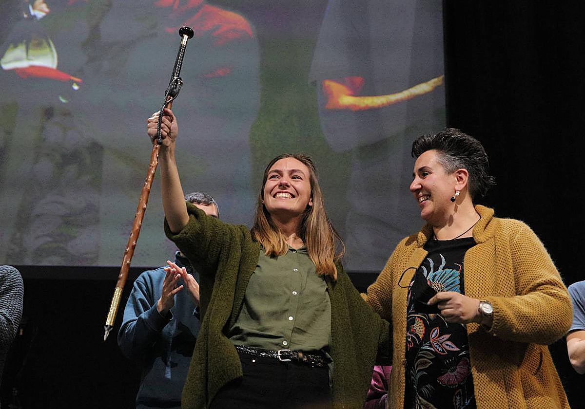 Nerea Ibarzabal, 2021eko finaleko txapeldun izendatu berritan.