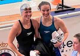 Nahia Garrido (derecha) junto a Estella Llum Tonrath.